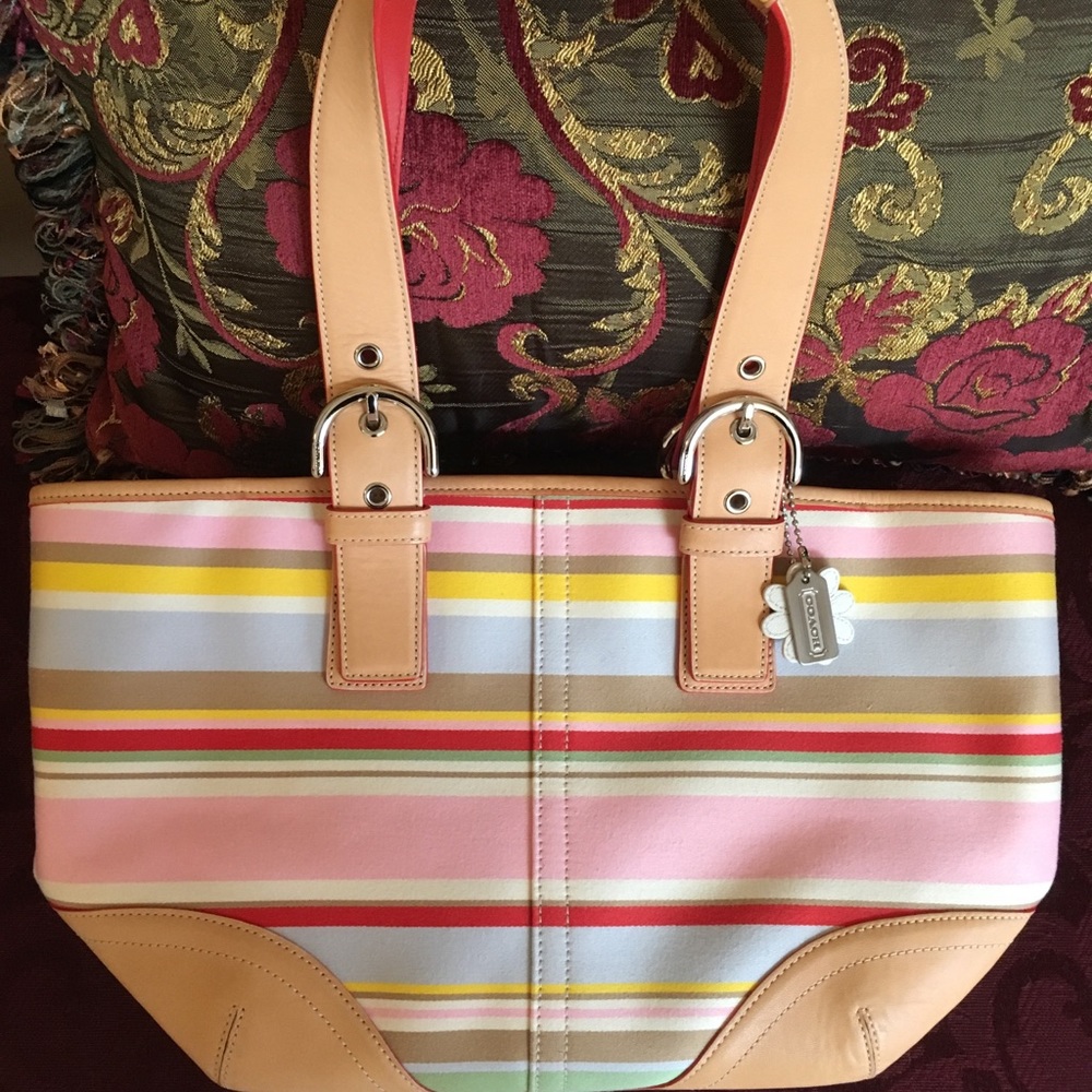 COACH MULTI-COLORED HANDBAG
